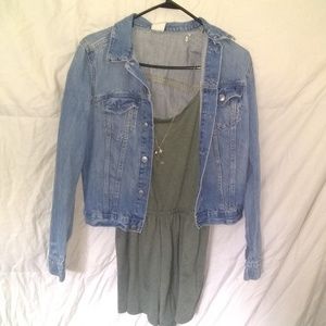 Olive Green H&M Romper